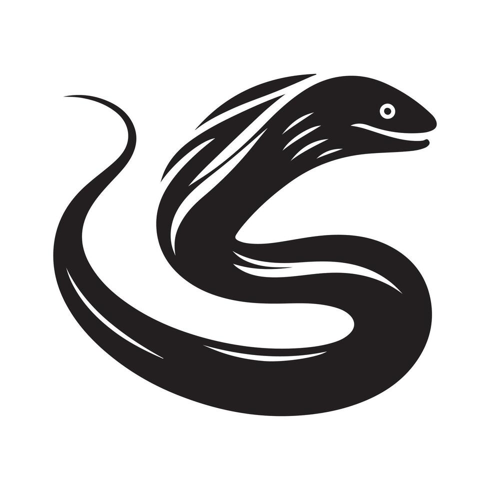 Modern Eels Silhouette Vectors for Unique Design Ideas