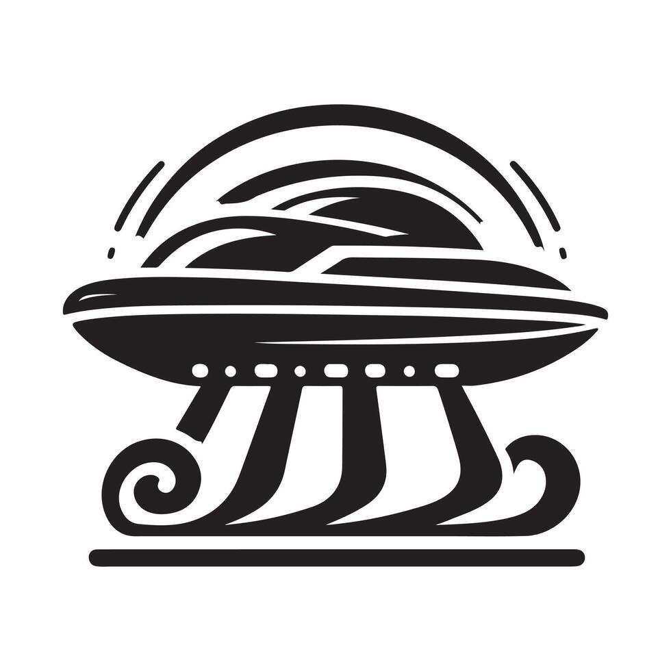 Premium Hovercraft Silhouette Vectors for High-Quality Graphic Designs