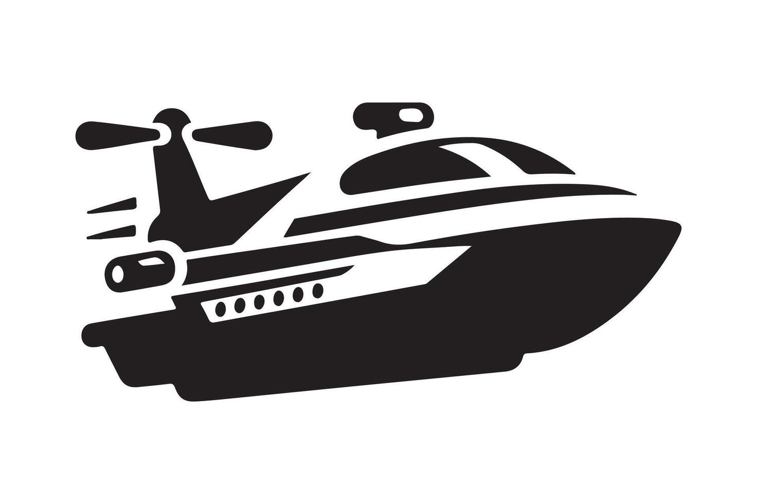 Professional Hovercraft Silhouette Vectors for Digital and Print Media