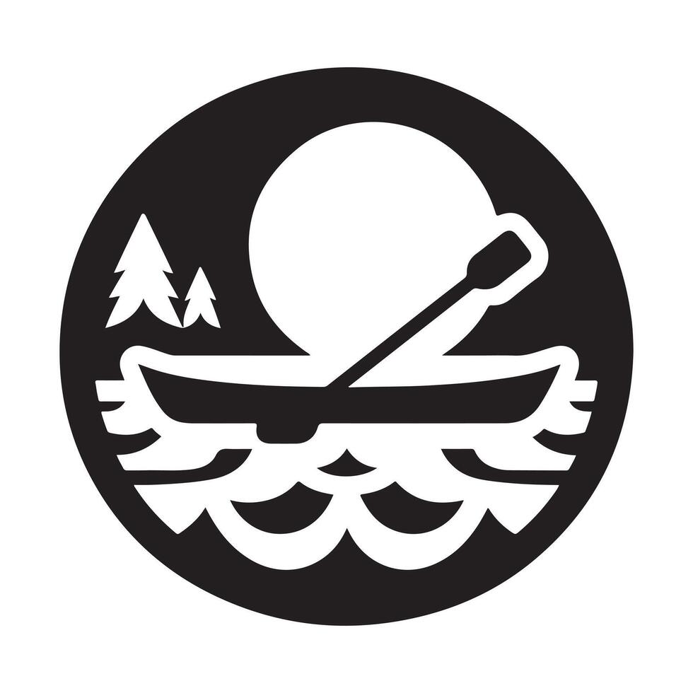 Paddle Boat Silhouette Vectors Perfect for Brochures and Catalogs