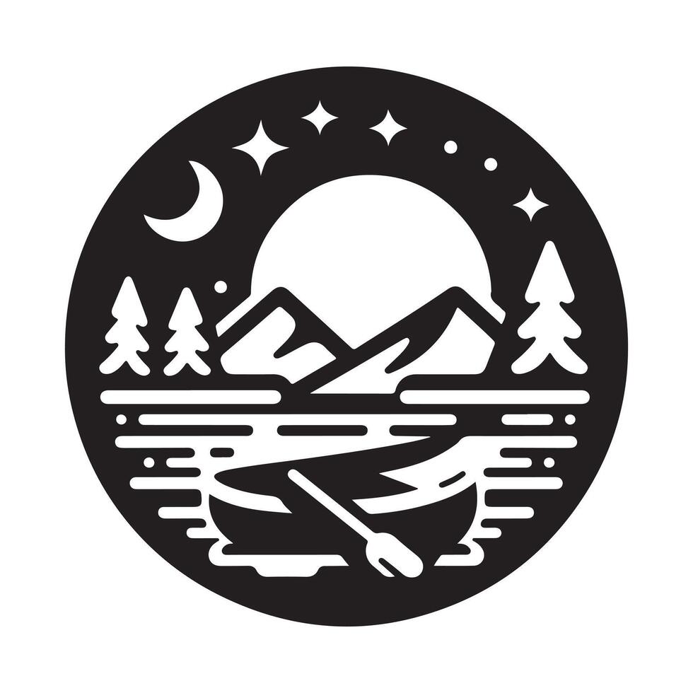 Perfect Paddle Boat Silhouette Vectors for Brochures and Print Materials