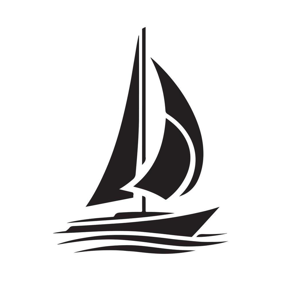 Trimaran Silhouette Vectors Set Perfect for Web and Print Designs