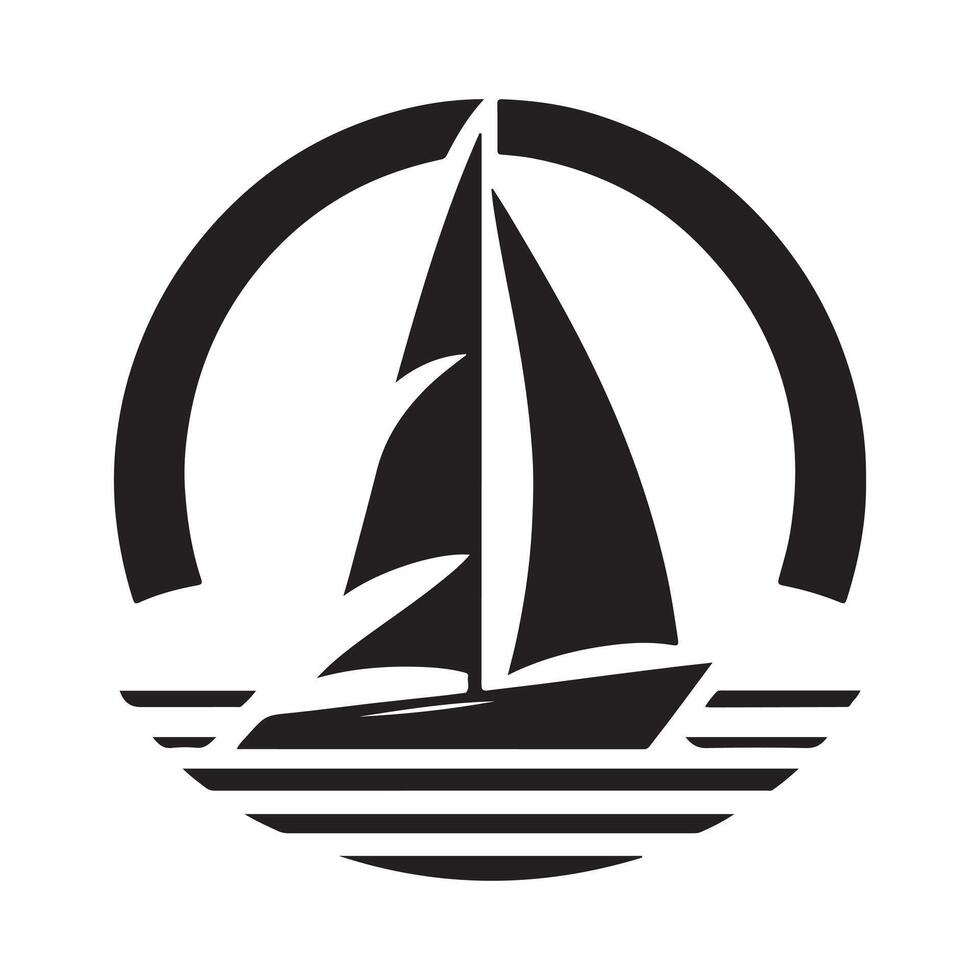 Trimaran Silhouette Vectors Great for Print, Web, and Graphic Design
