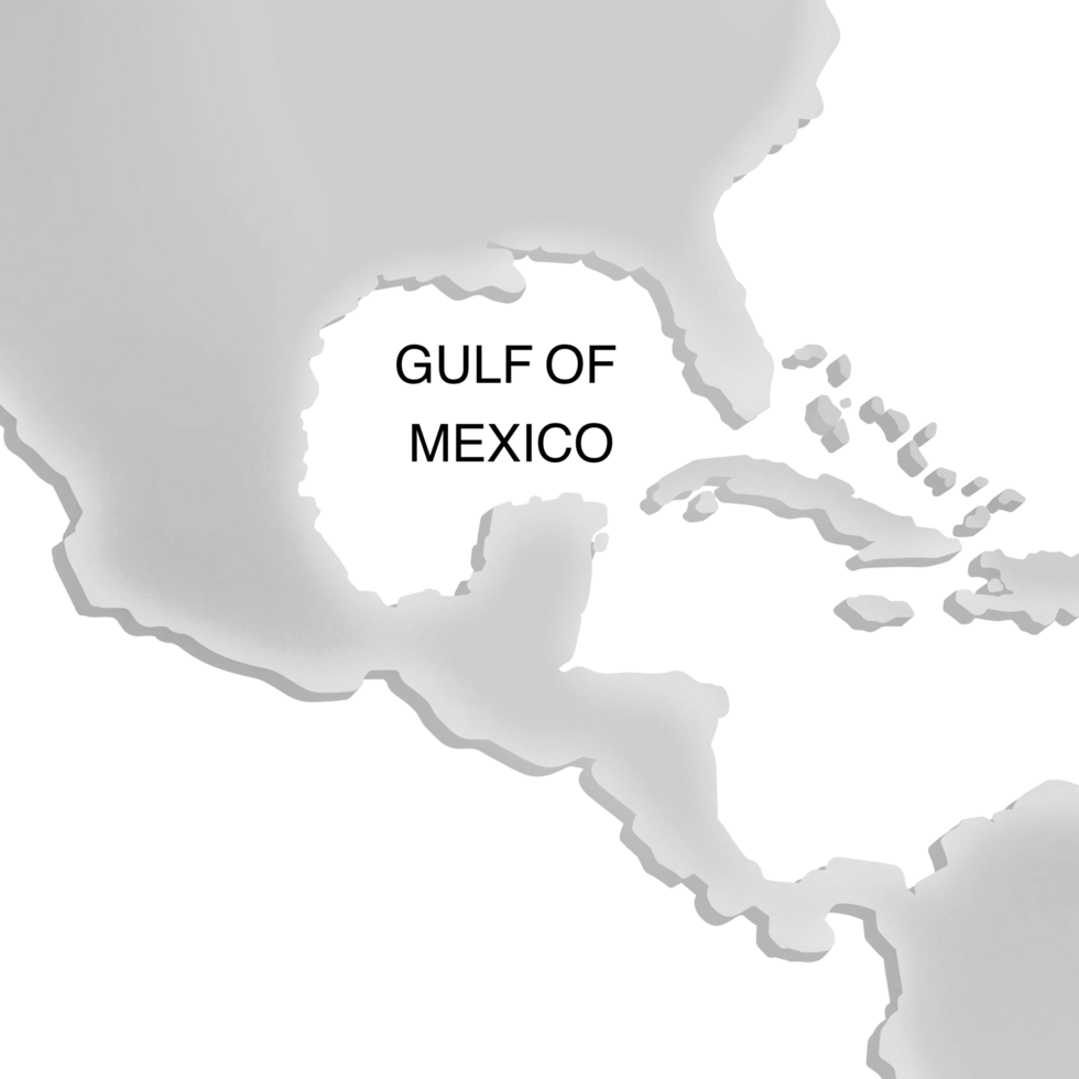 custom gulf map png