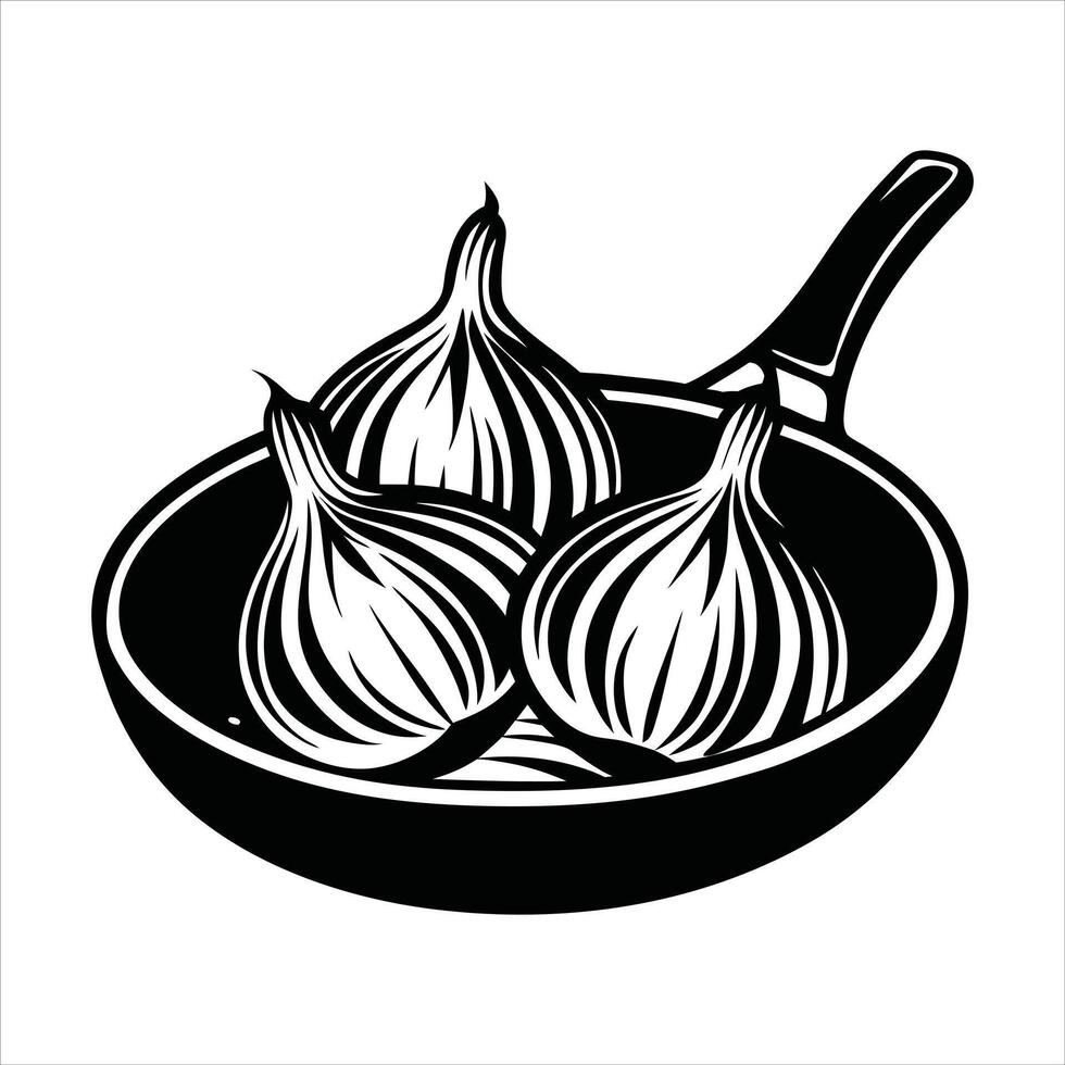 Sliced Red Onion vector
