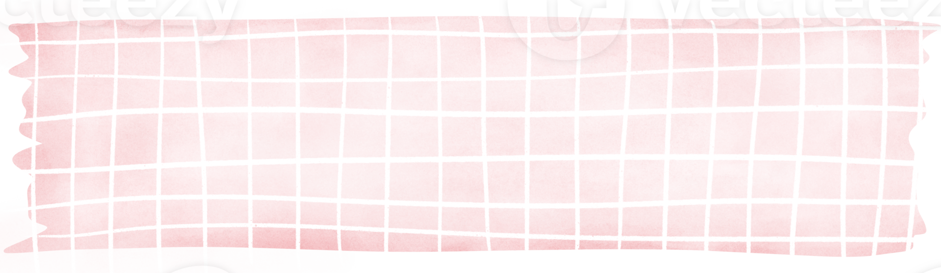 Washi tape with a light pink watercolor pattern with a delicate checkered pattern. White lines create a grid-like effect on a light pink background. png