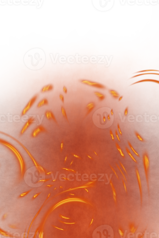 Subtle Smoke Overlay with Fire and Spark Elements png