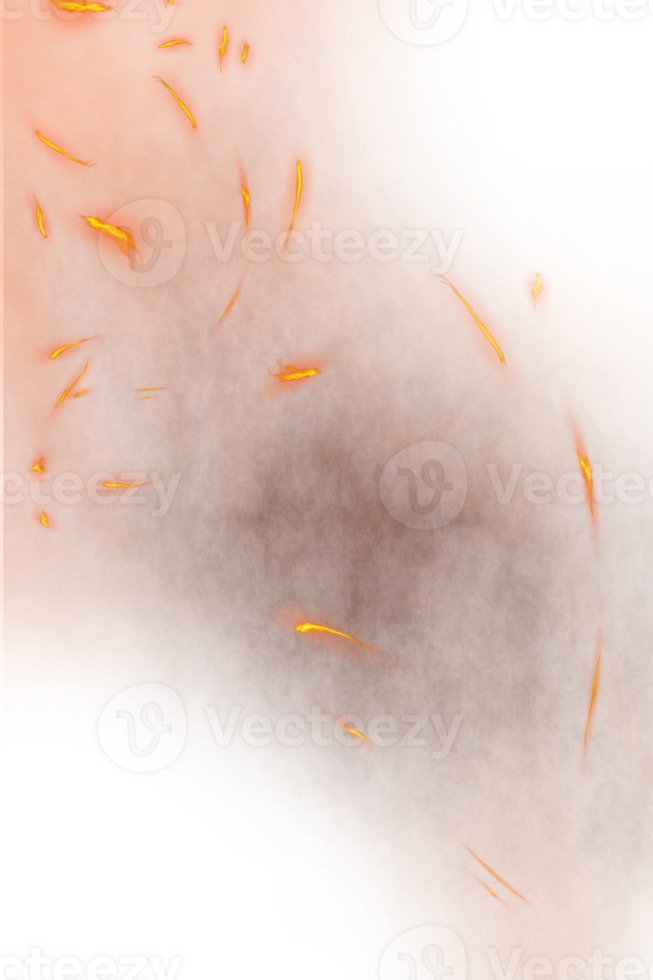 Welding Sparks Explosion with Fire and Smoke Overlay png