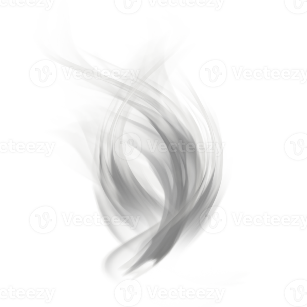 Delicate Dynamic Smoke Effect with White Swirls png