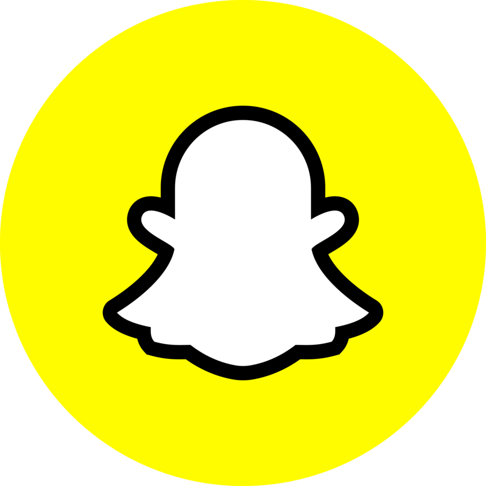 snapchat circle icon logo symbol png