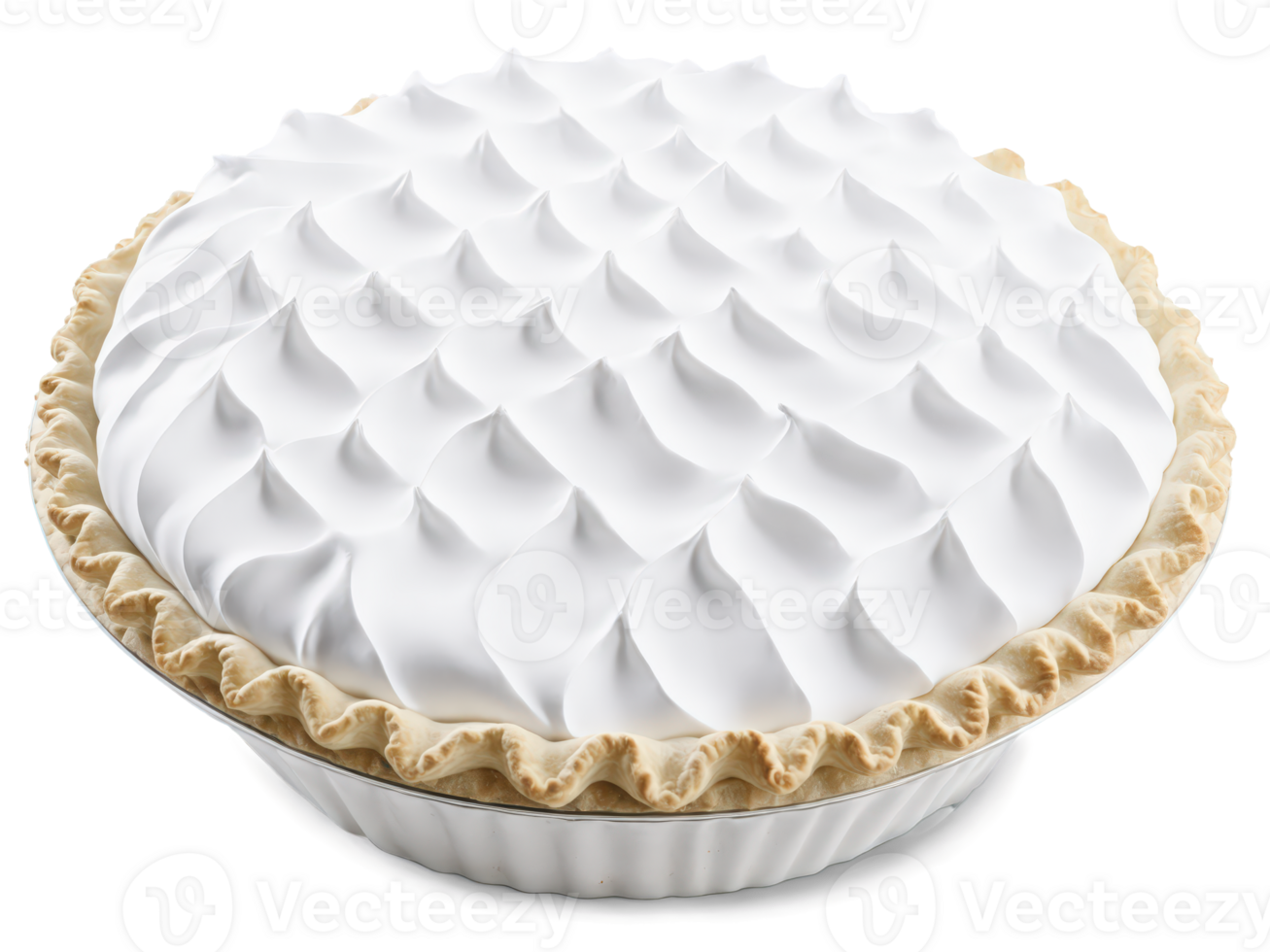 Jefferson Davis Pie, crisp meringue over custardy filling, buttery crust, fluffy texture, traditional Confederate recipe png