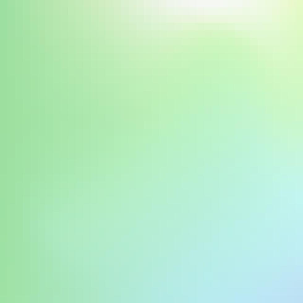 a pixel green and blue background with a blurry image vector