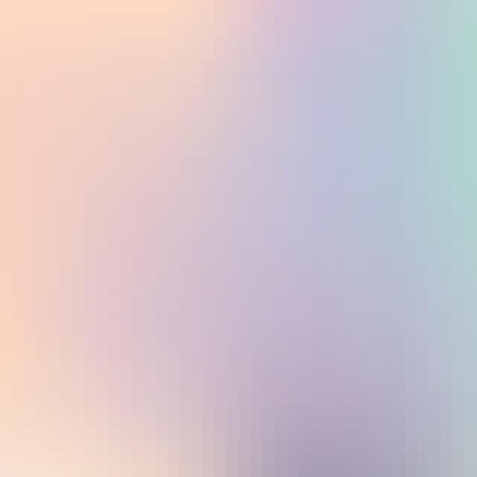 a pixel blurred background with a rainbow color vector