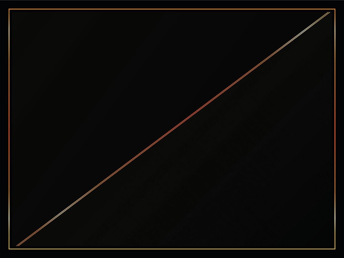 dark black Luxury background design with golden lines background. vector