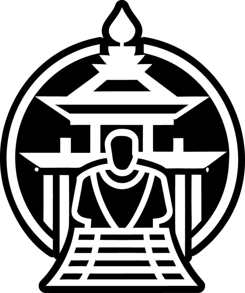 Spirit symbol icon in filled style vector