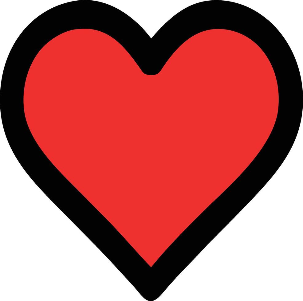 Heart Icon Radiating Romantic Vibes Perfect Design vector