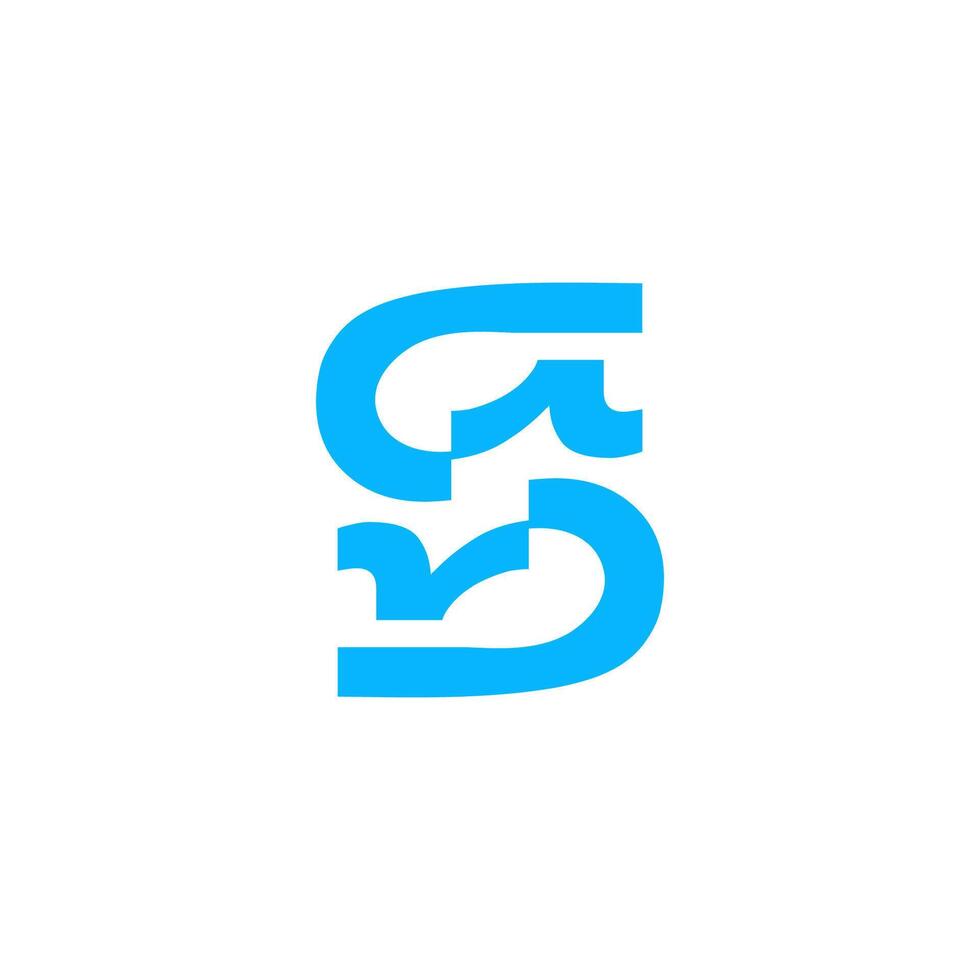Simple letter S icon logo design template vector