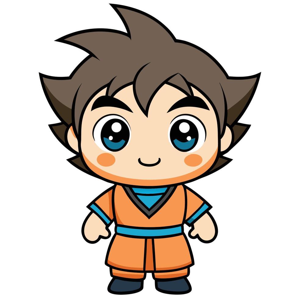 dragon ball z character vector