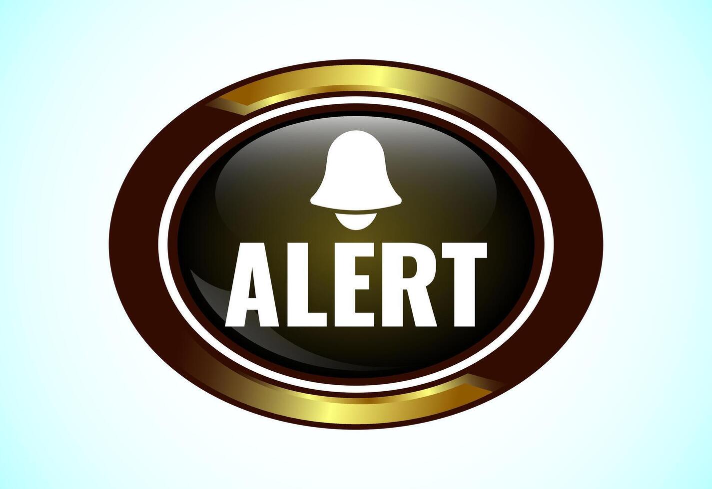 Alert button design illustration vector