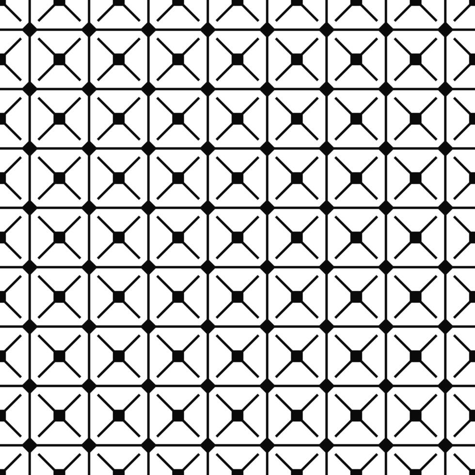 A black and white geometric pattern with squares vector