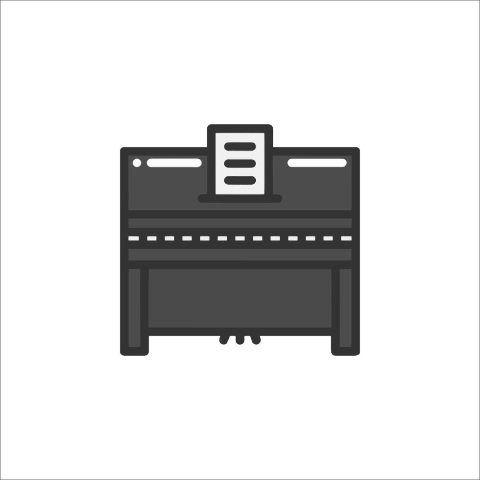 A black and white image of a computer vector