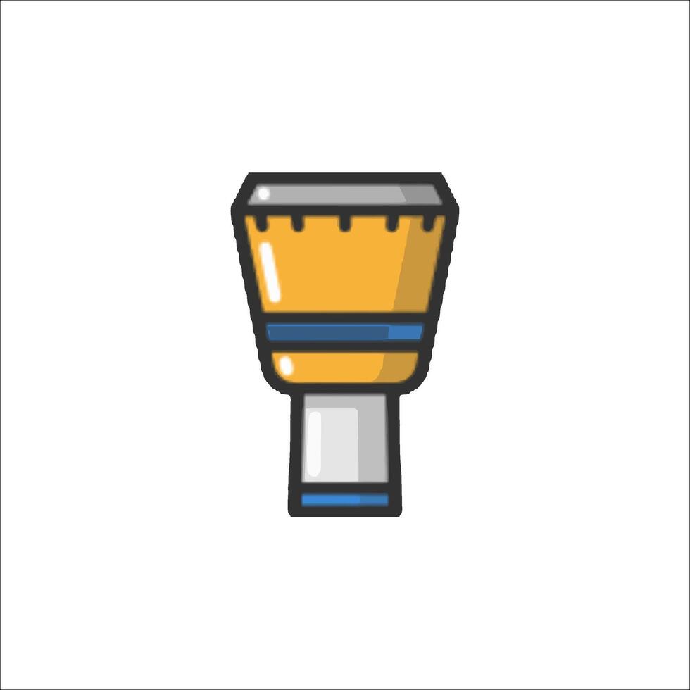 A drum icon on a white background vector