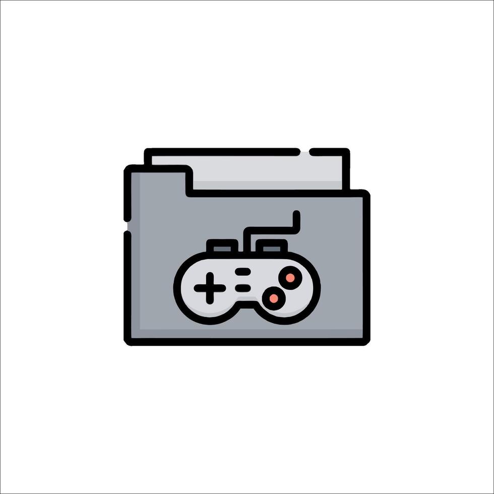 Game controller icon on white background vector