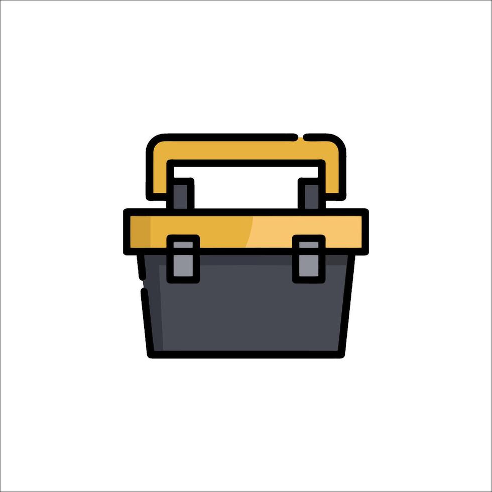 Toolbox icon illustration vector