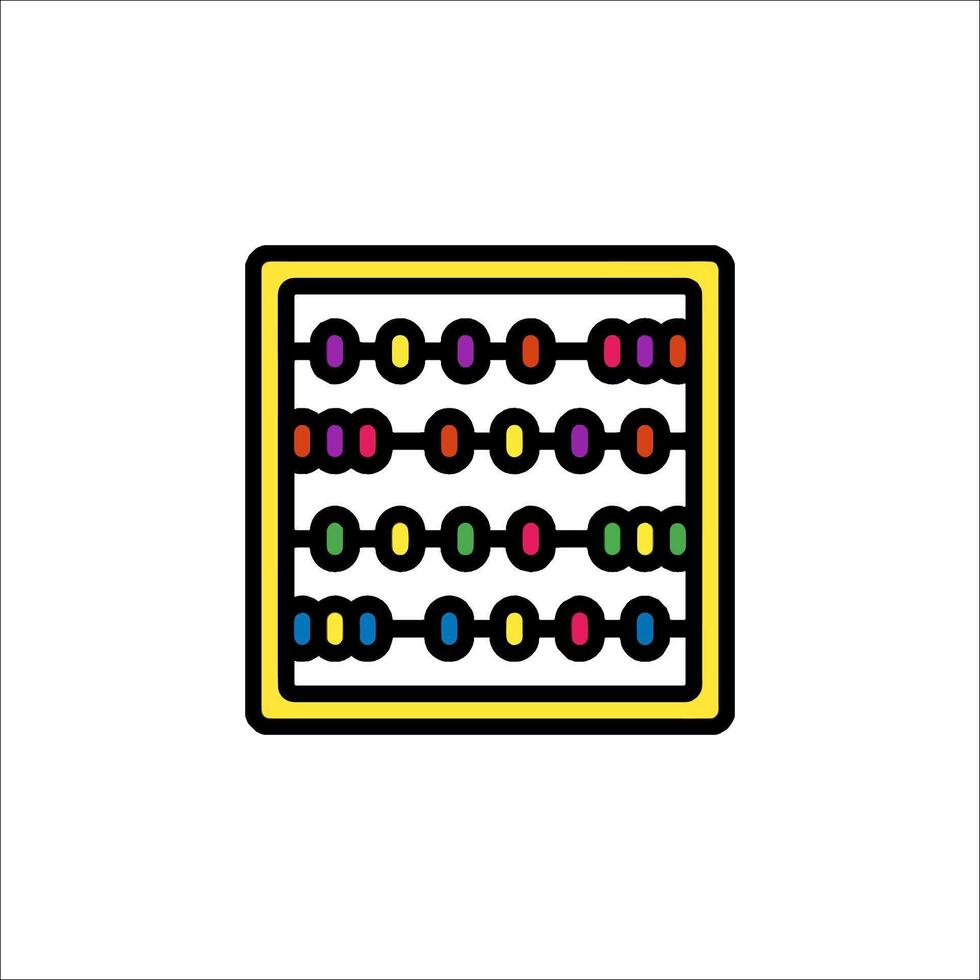 Abacus icon illustration vector