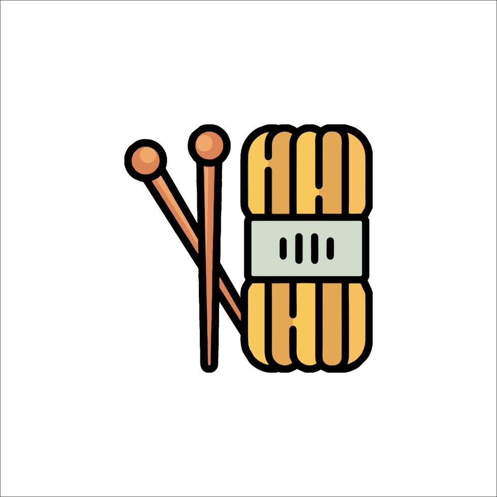 Knitting icon illustration vector