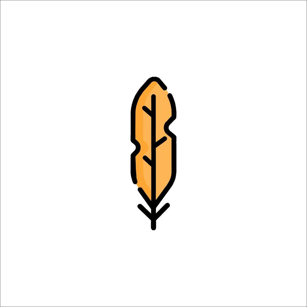 Feather icon illustration vector
