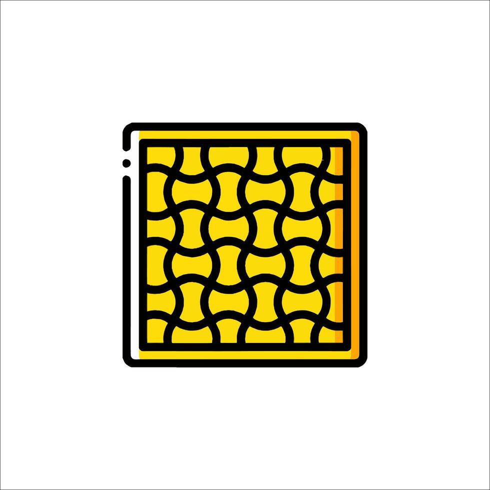 Corn cob icon illustration vector
