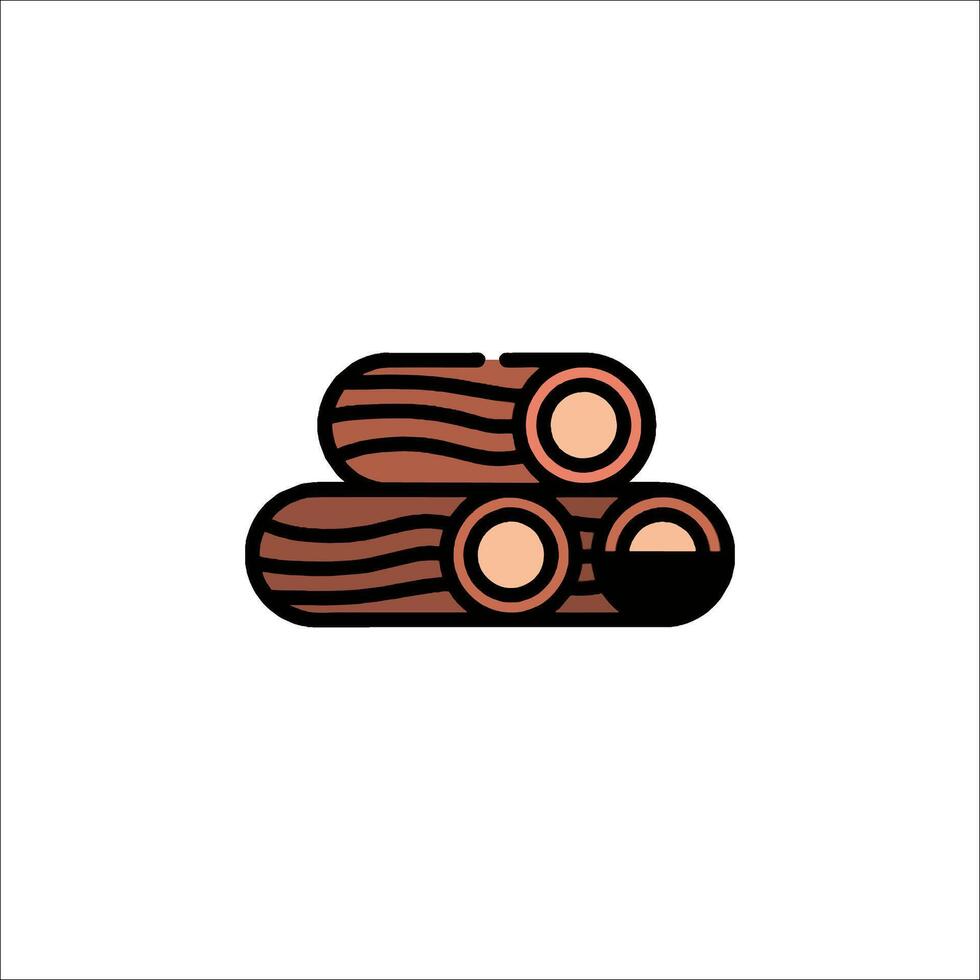 Logs icon illustration vector