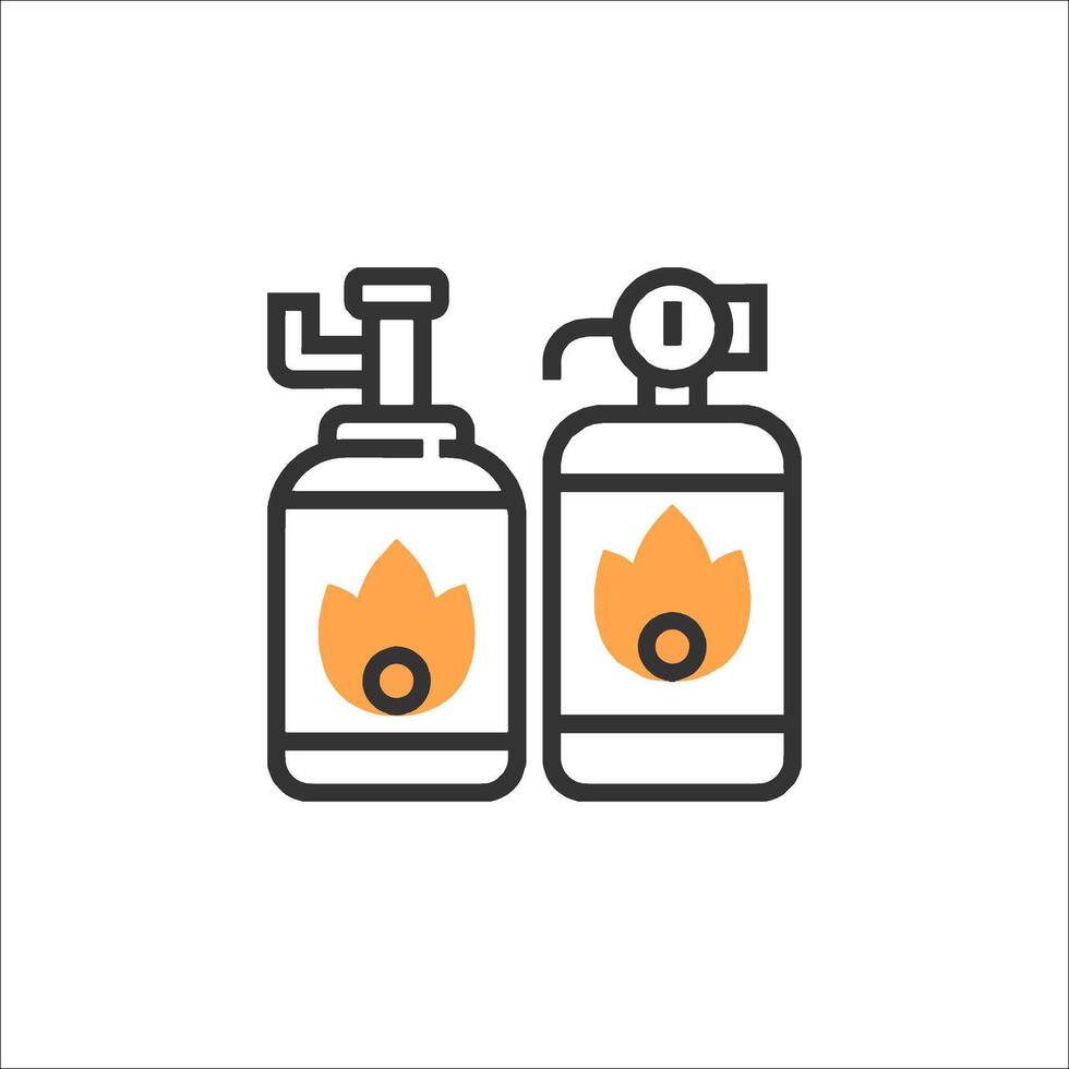 Fire extinguisher icon illustration vector