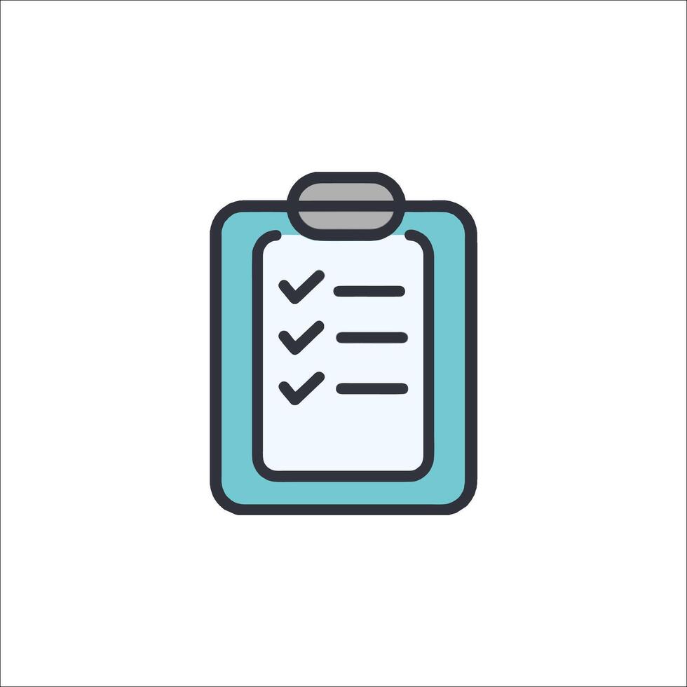 Checklist icon illustration vector