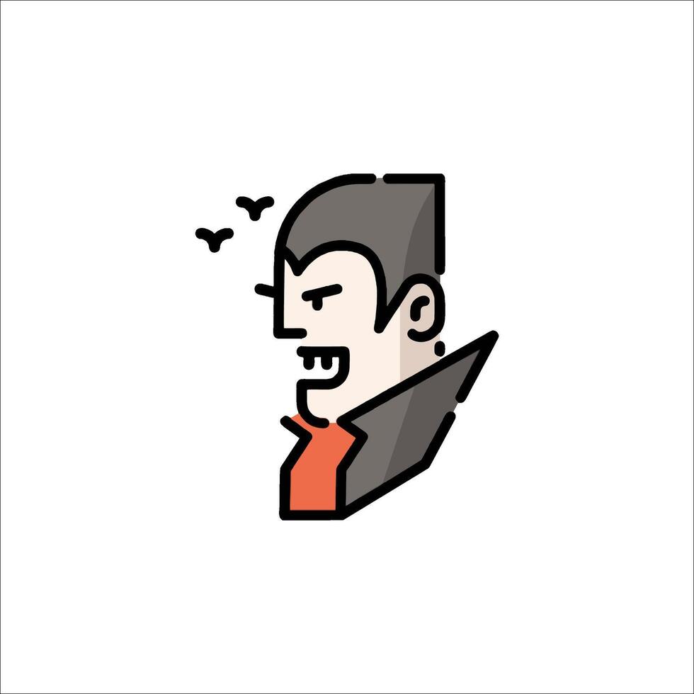 A cartoon character with a face and a hat vector