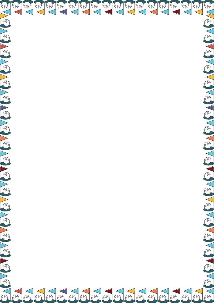 Vintage golf trading card frame. Golf gaming elements on white background border vector