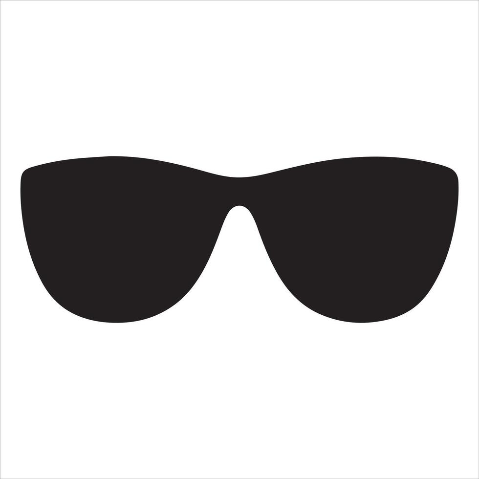 Abstract Sunglasses Silhouette Graphic Design vector