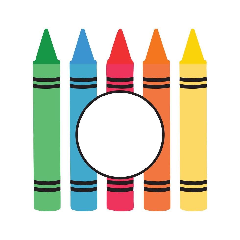 Vibrant School Pencil Illustration Design Bundle vector