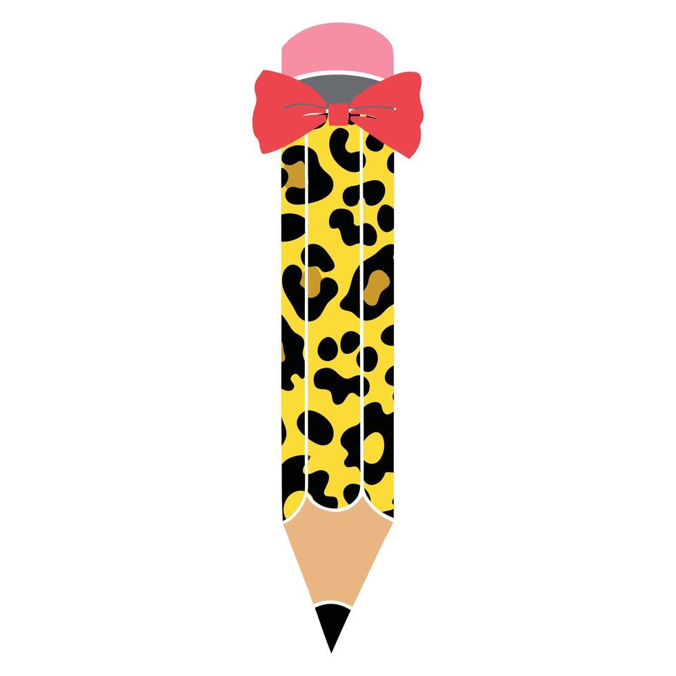 Bright Pencils in School Design vector