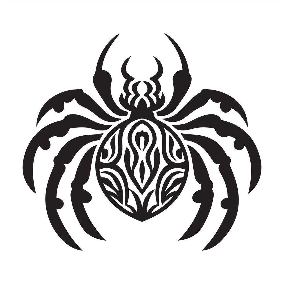 Stunning Spiderweb Silhouette Design for Halloween vector