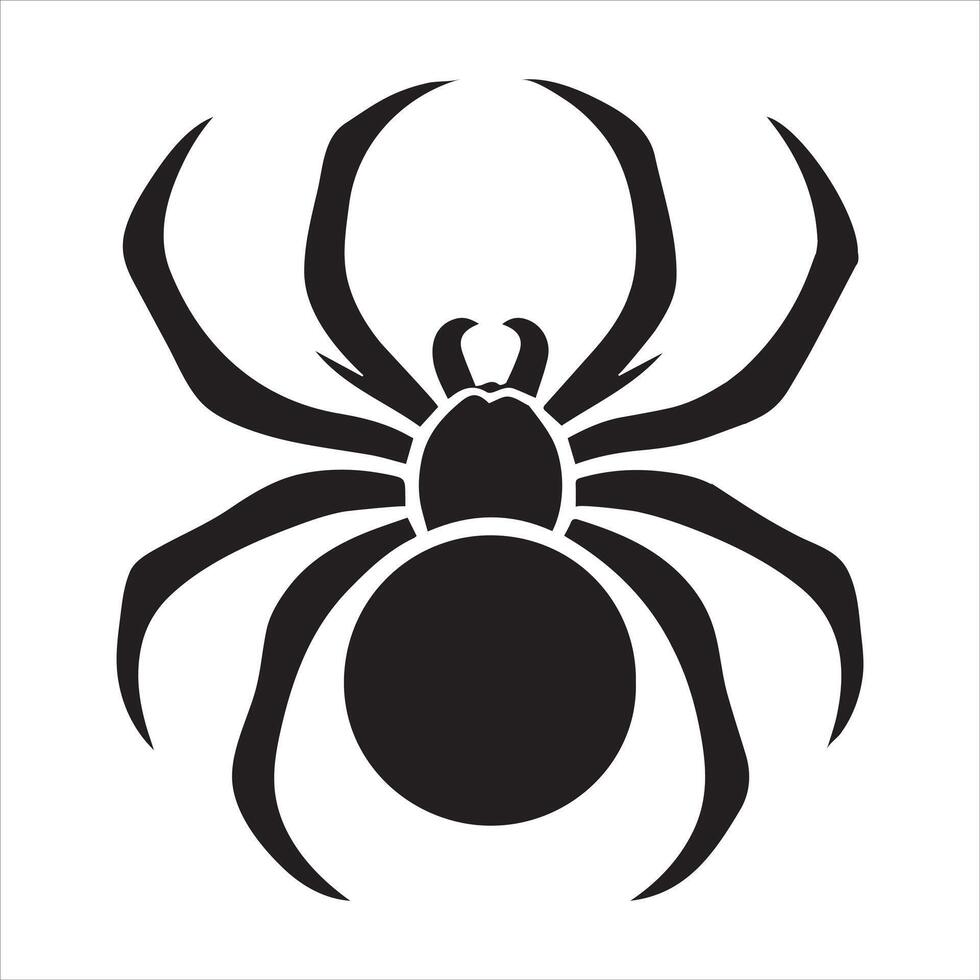 Enchanting Spiderweb Silhouette Graphic for Creatives vector
