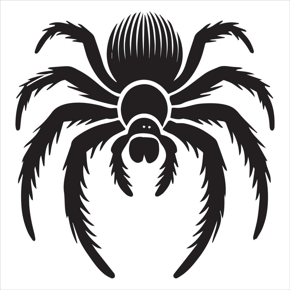Intricate Spider Illustration Design vector
