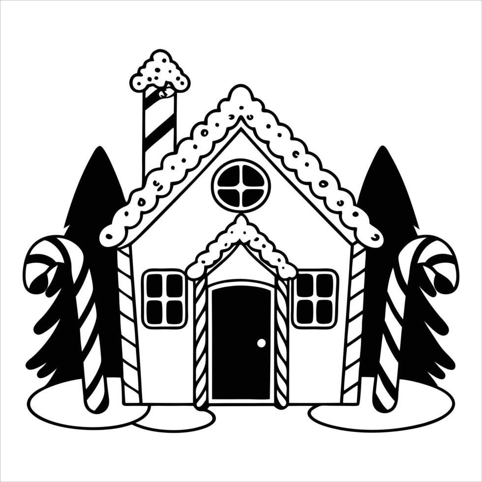 Gingerbread House Cookie Dough Inspired Design vector