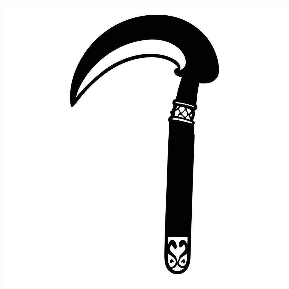 Medieval Sickle Illustration vector