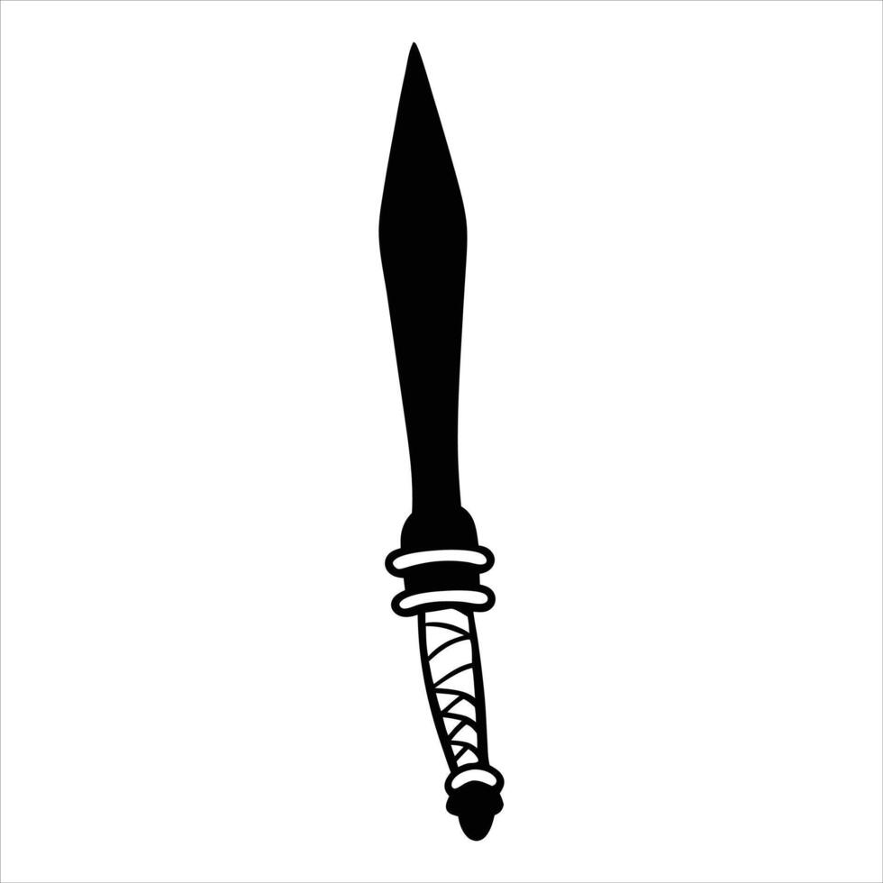 The Vanguard Dagger Graphic vector