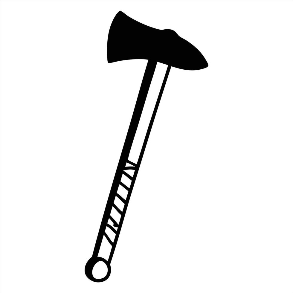 Silhouette Axe for Crafts vector