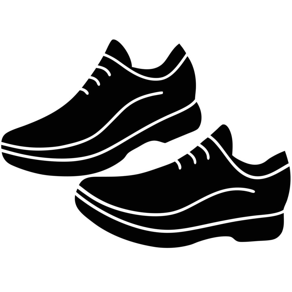 Spinning Shoes Silhouette for Indoor Cycling Gear vector