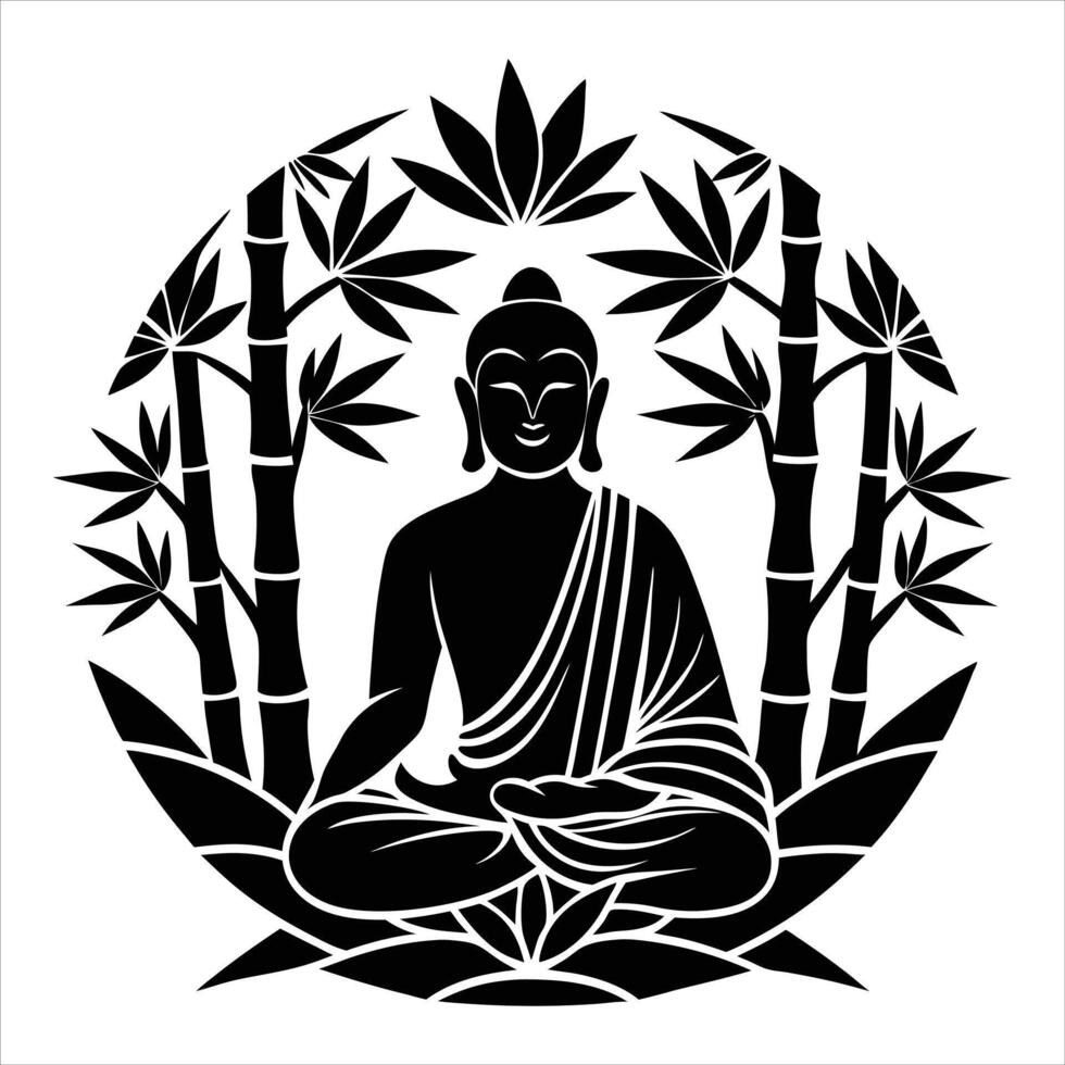 Buddha Tree Svg Images - Free vector