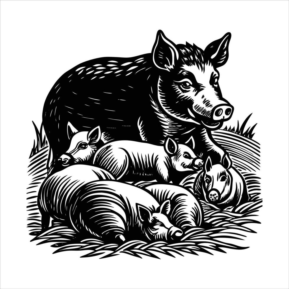 MOTHER English meaning vector